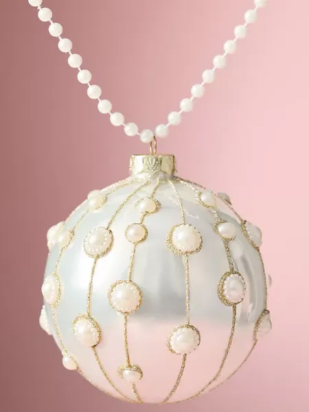 Pearl Embellished Ornament